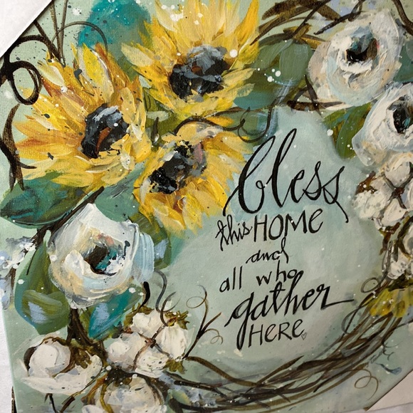 Bless this Home 14” x 14” Canvas - Picture 3 of 11